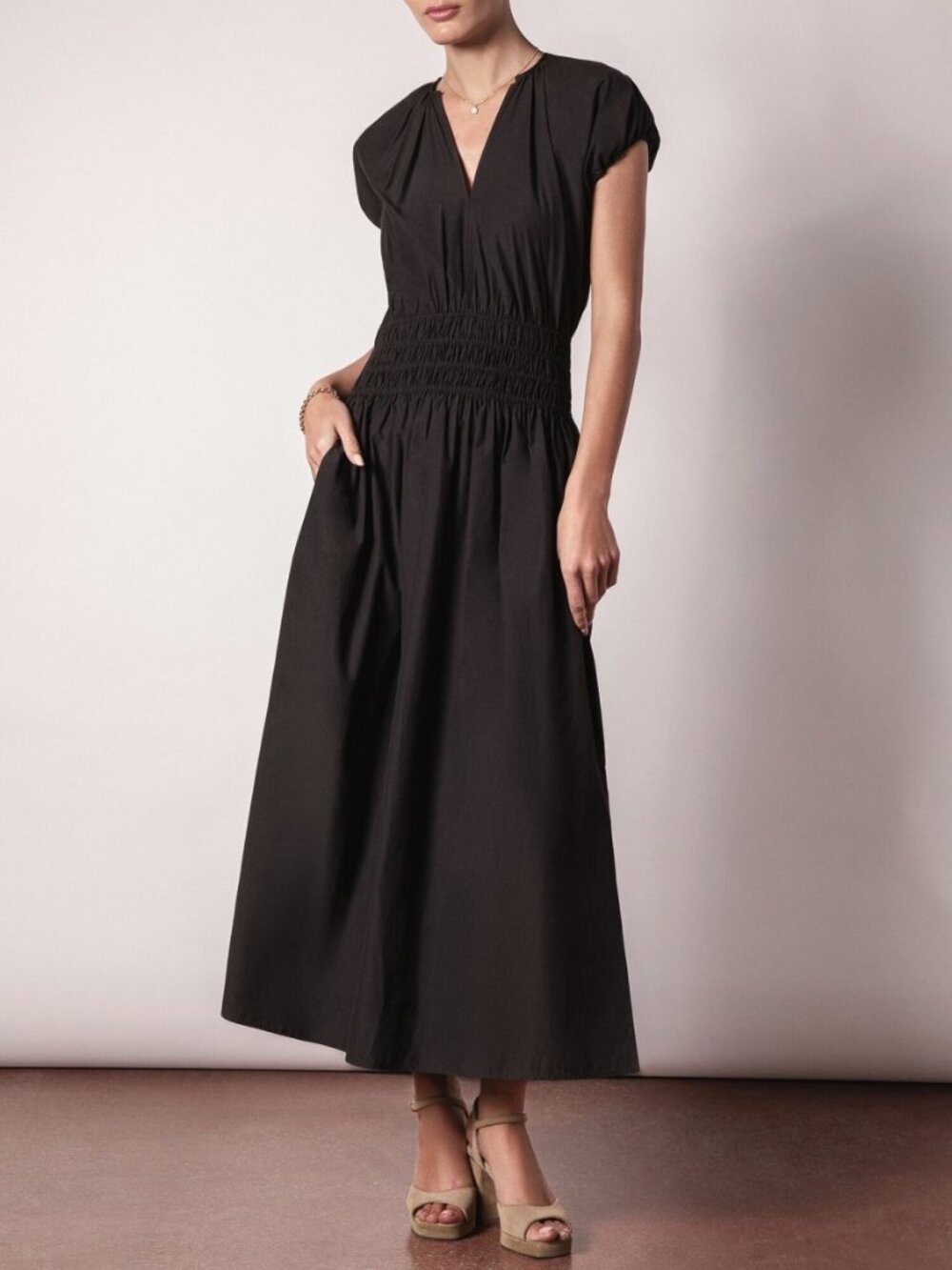 Brochu Walker Mina Dress Washed Black Excellent Condition!  Small